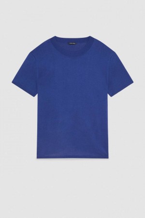 Patrizia Pepe Boxy T-shirt Albastri Deschis | 348RWGBDS