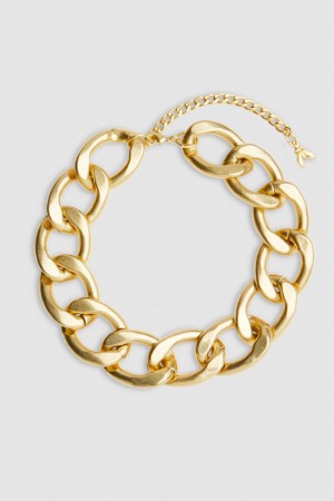 Patrizia Pepe Brass And Aluminum Necklace Aurii | 103UEJWPX