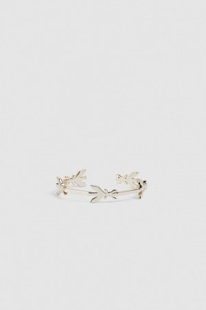Patrizia Pepe Brass Fly Chain Bracelet Aurii | 268JHBOWU