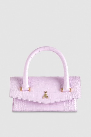 Patrizia Pepe Fly Bamby Croco Violet | 178BHSGWQ