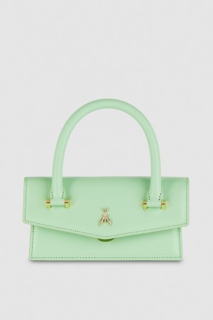 Patrizia Pepe Fly Bamby Shoulder Bag With Handles Verzi | 890XZQODU