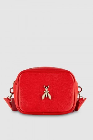 Patrizia Pepe Fly Camera Leather Shoulder Bag Rosii | 239PANHTM
