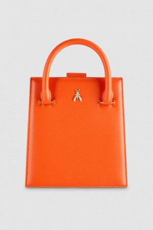 Patrizia Pepe Handbag With Shoulder Strap Portocalii | 814DPCXBM