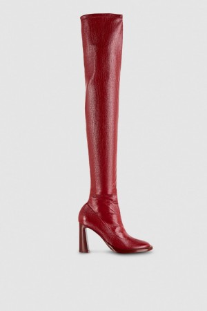 Patrizia Pepe Heeled Boots Rosii | 956RNGJXL