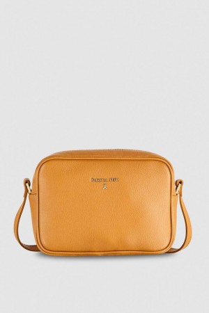 Patrizia Pepe Leather Camera Bag With Inside Pocket Maro | 501NHWSDB