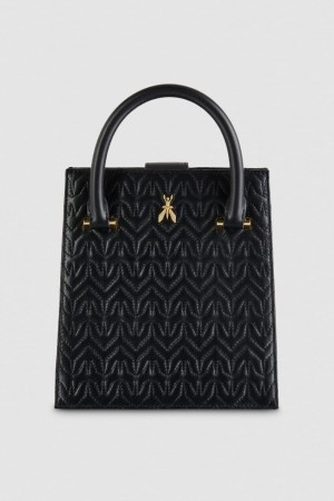 Patrizia Pepe Leather Handbag Negrii | 305NDBWQX
