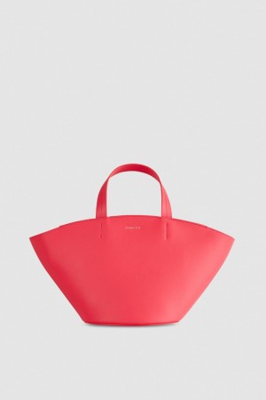 Patrizia Pepe Leather Shopping Bag With Handles Roz | 896BUGOAX