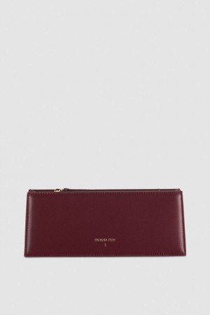 Patrizia Pepe Leather Shoulder Pocket Bag Violet | 891OAECZP