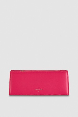 Patrizia Pepe Leather Shoulder Pocket Bag Roz | 136AONMQL