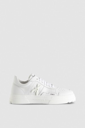 Patrizia Pepe Leather Sneakers Bej | 981YCOEPX