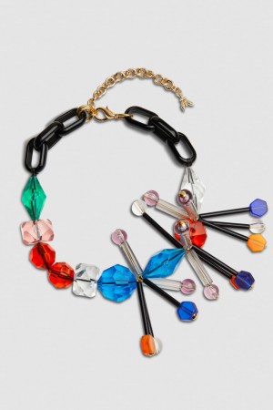 Patrizia Pepe Necklace With Techno Pop Fly Appliqué Colorati | 293DOHXTU