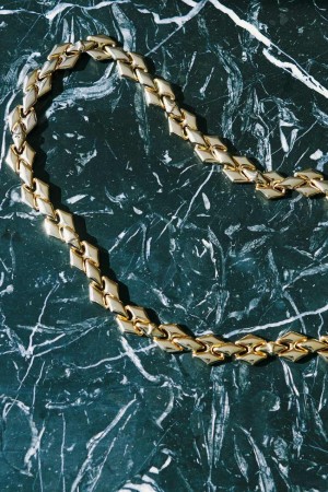 Patrizia Pepe New Chain Brass Belt Aurii | 953ELTGND