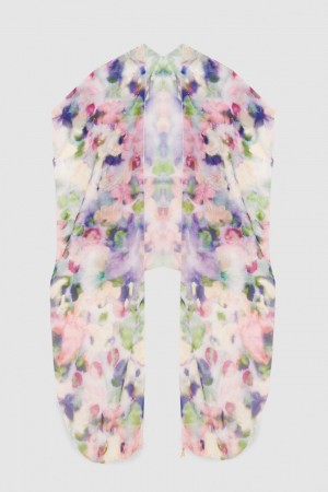 Patrizia Pepe Patterned Chiffon Stole Colorati | 510SKOHQJ
