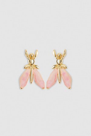 Patrizia Pepe Precious Fly Earrings With Stones Roz | 740MCRDYP