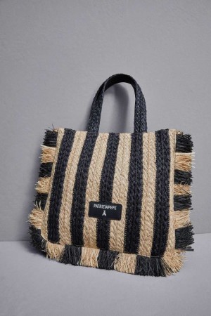 Patrizia Pepe Raffia Shopping Bag FE22 | 354INGWPC