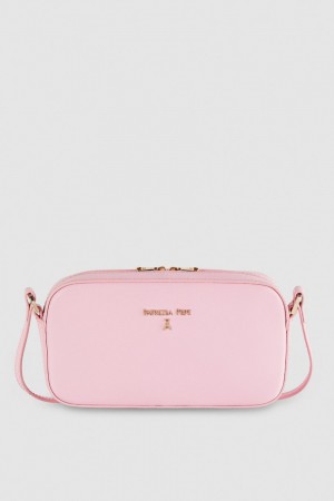 Patrizia Pepe Small Graphic Case Shoulder Bag Roz | 735PMWLUG