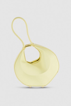 Patrizia Pepe Small Hobo Bangle Bag Galbeni | 365VHLXNZ