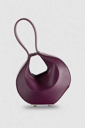 Patrizia Pepe Small Hobo Bangle Bag Violet | 230GOWABN