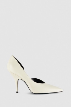 Patrizia Pepe Smooth Leather Pumps Bej | 259DVBQPI